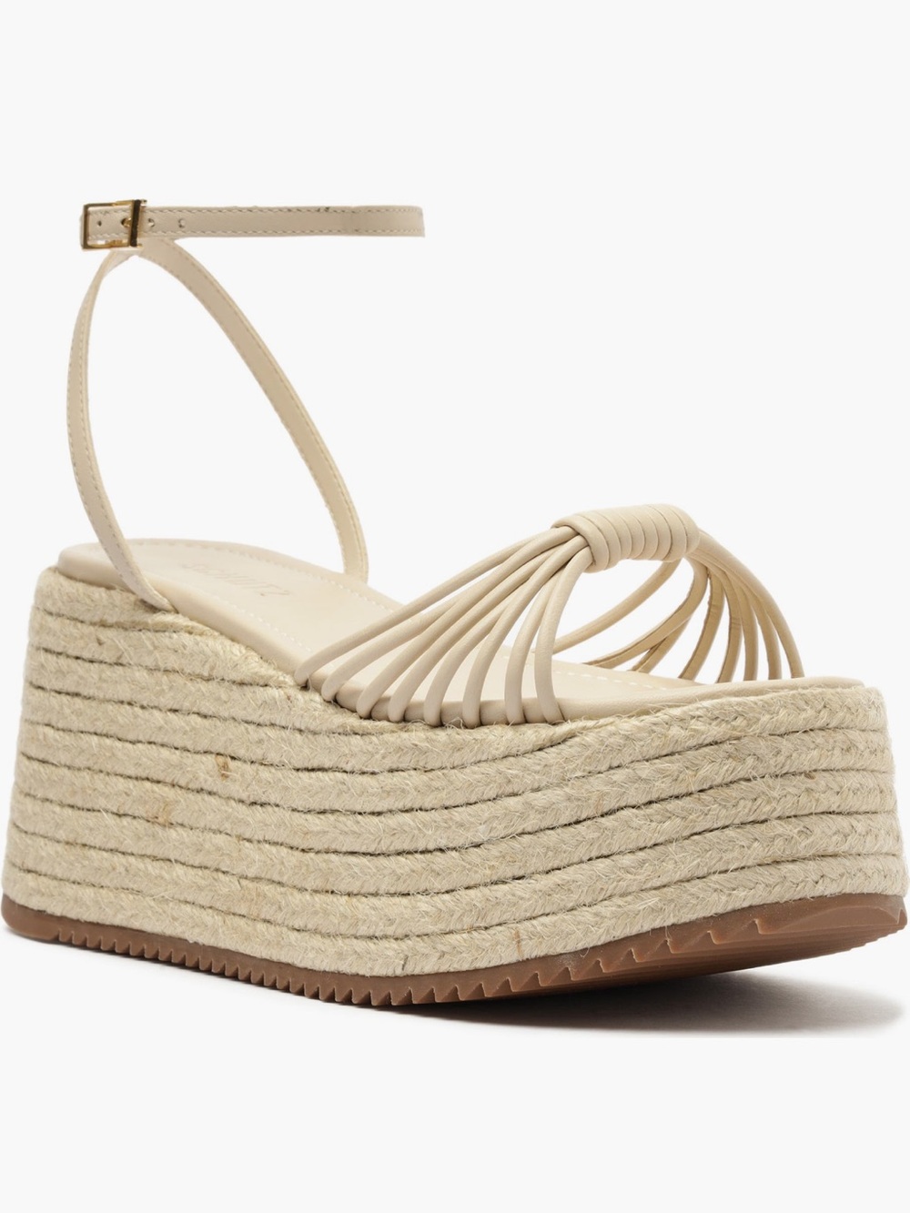 NWOB Schutz Livia Espadrille Platform Sandals with Ankle Strap